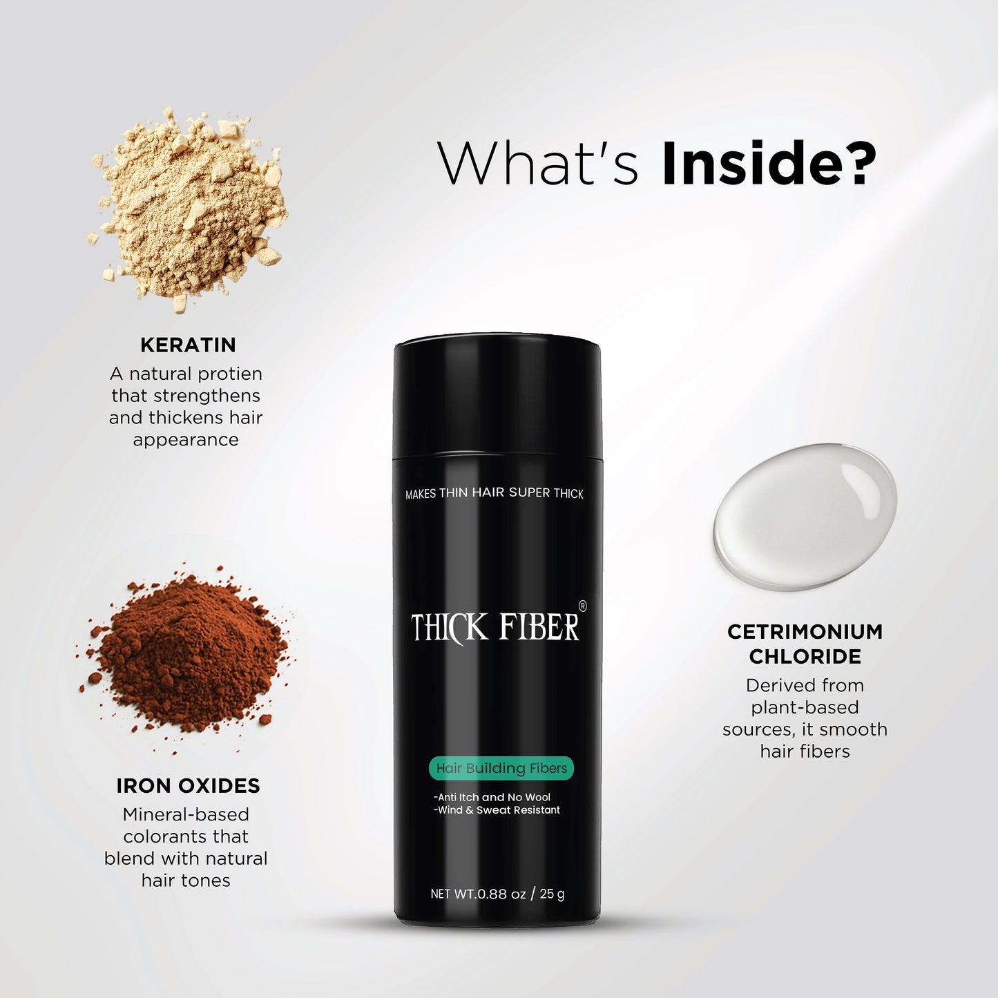 Hair Fibers 25g - Single Bottle