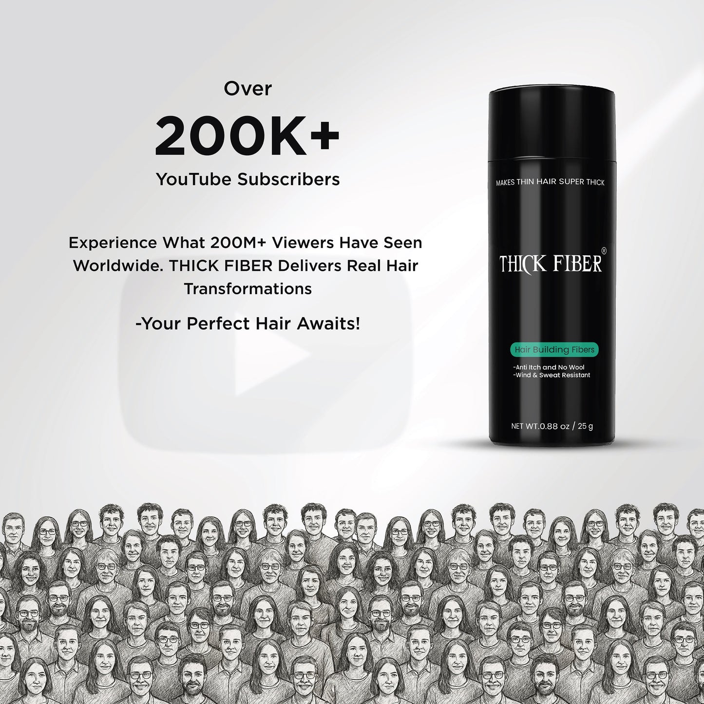 Hair Fibers 25g - Single Bottle