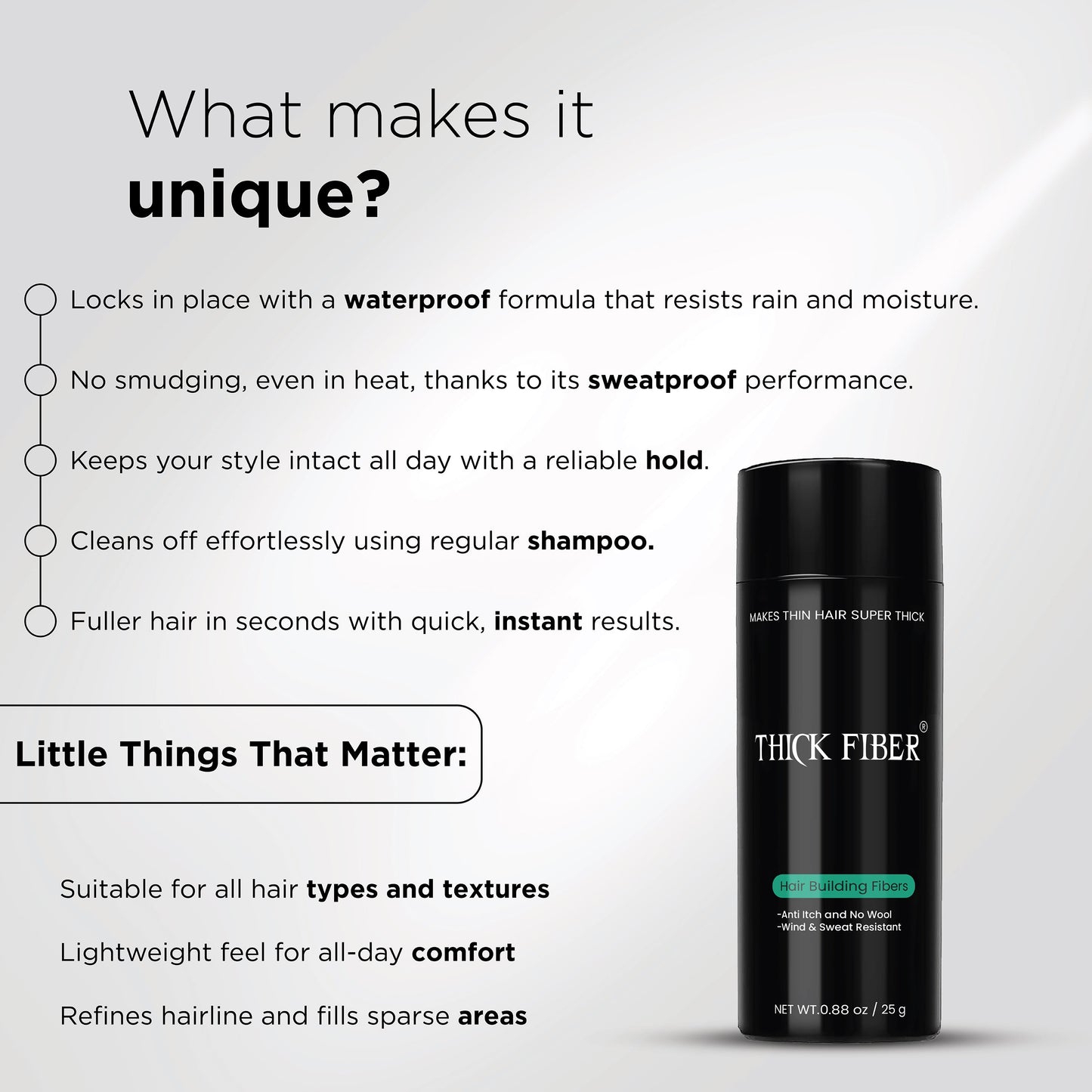 Hair Fibers 25g - Single Bottle