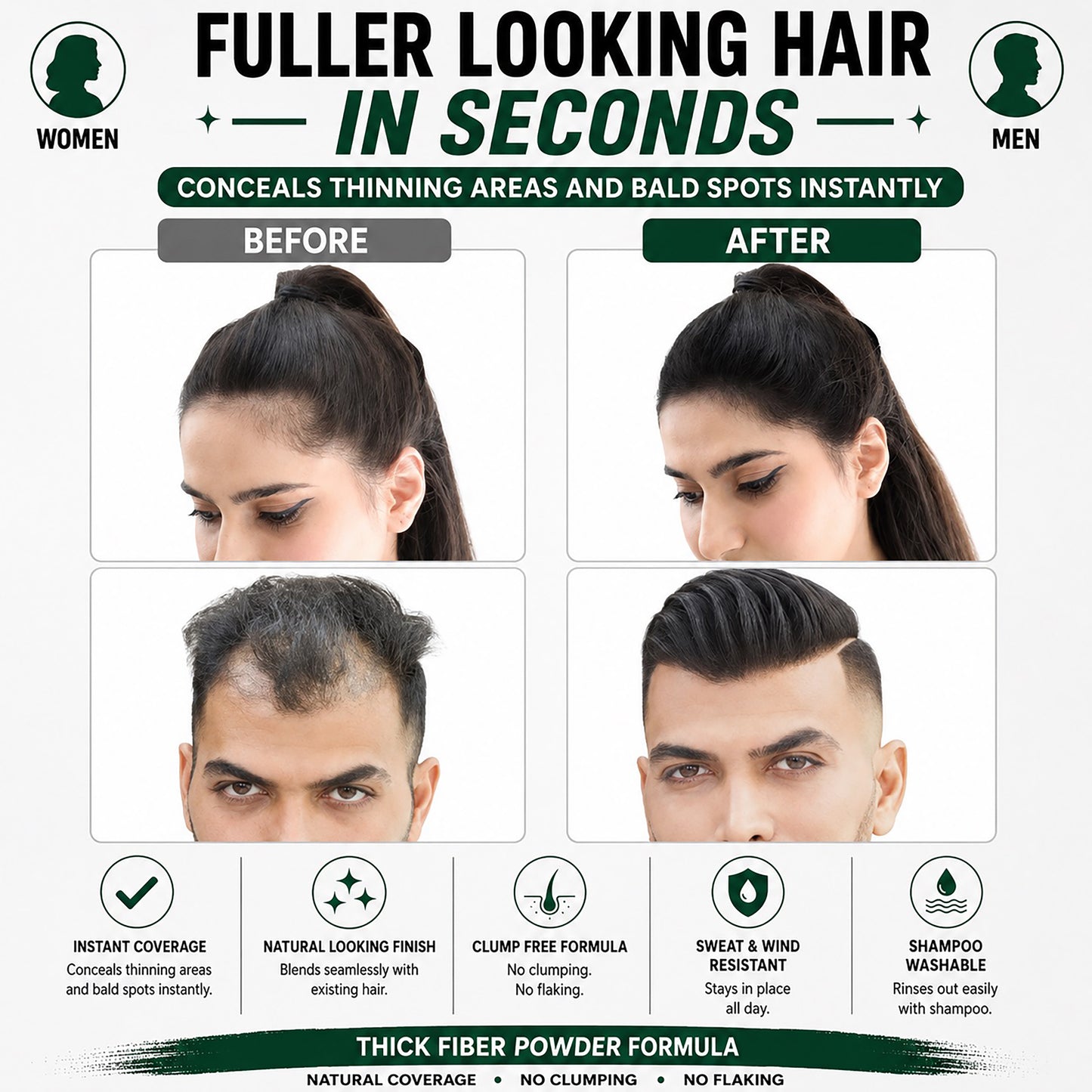 Hair Fibers 28g - Single Bottle